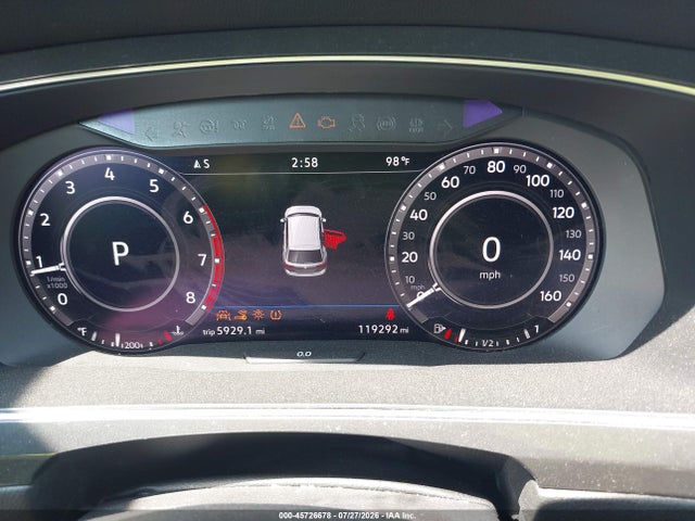 2018 Volkswagen Tiguan 2.0t Sel Premium მანქანა იყიდება აუქციონზე, vin: 3VV4B7AX8JM118653, აუქციონის ნომერი: 45726678