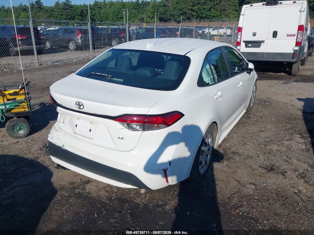 2022 Toyota Corolla Le მანქანა იყიდება აუქციონზე, vin: 5YFEPMAE6NP372703, აუქციონის ნომერი: 45726711
