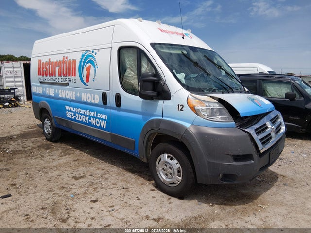 Auction sale of the 2018 Ram Promaster 2500 High Roof 159 Wb, vin: 3C6TRVDG0JE118931, lot number: 45726812