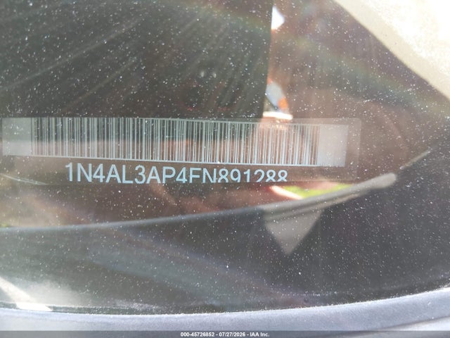 1N4AL3AP4FN891288 Nissan Altima 2.5/2.5 S/2.5 Sl/2.5 Sv