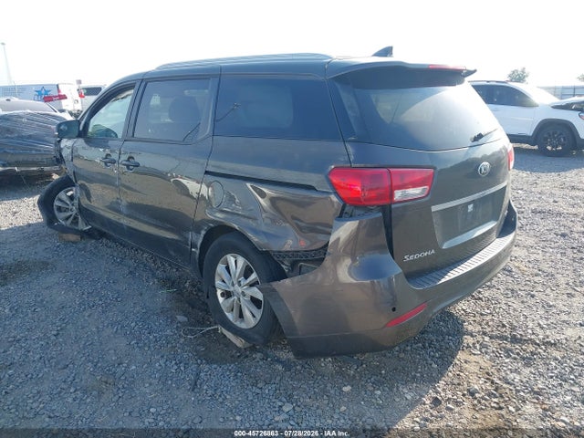 2016 Kia Sedona Lx მანქანა იყიდება აუქციონზე, vin: KNDMB5C13G6148860, აუქციონის ნომერი: 45726863