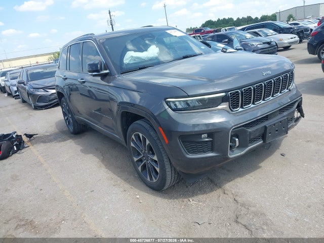 45726877 :رقم المزاد ، 1C4RJGDG4N8631024 vin ، 2022 Jeep Grand Cherokee Overland 4x2 مزاد بيع