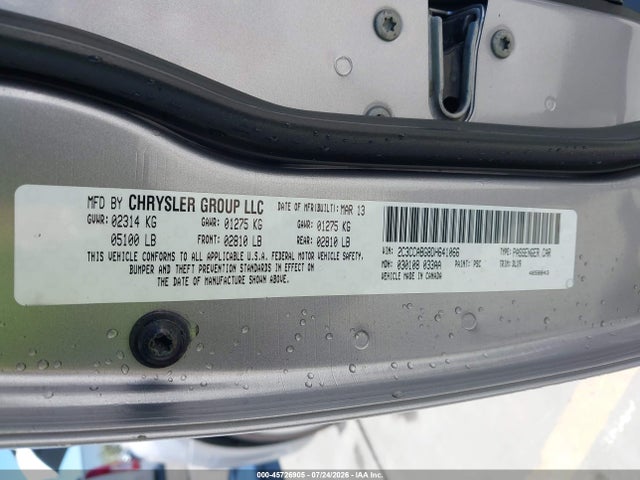 Продаж на аукціоні авто 2013 Chrysler 300 300s, vin: 2C3CCABG8DH641066, номер лоту: 45726905