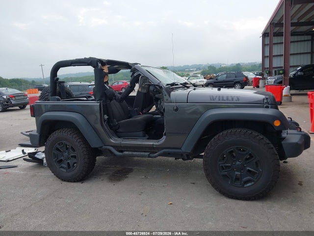 Продажа на аукционе авто 2016 Jeep Wrangler Willys Wheeler, vin: 1C4AJWAG3GL308644, номер лота: 45726924