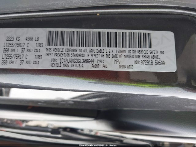 Продажа на аукционе авто 2016 Jeep Wrangler Willys Wheeler, vin: 1C4AJWAG3GL308644, номер лота: 45726924