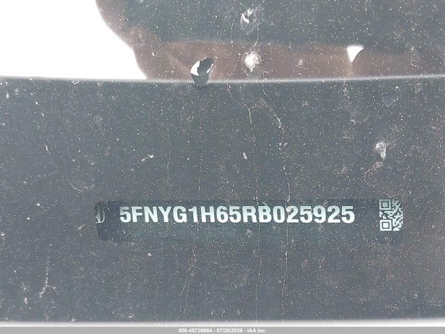 2024 Honda Pilot Trailsport მანქანა იყიდება აუქციონზე, vin: 5FNYG1H65RB025925, აუქციონის ნომერი: 45726964