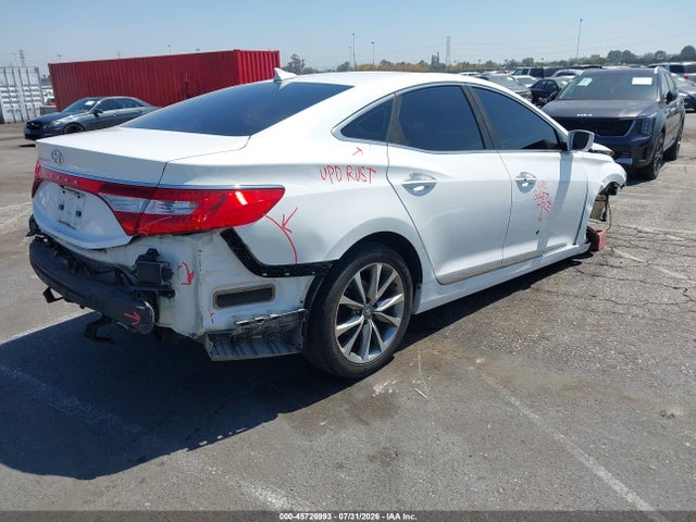 2017 Hyundai Azera მანქანა იყიდება აუქციონზე, vin: KMHFG4JGXHA591366, აუქციონის ნომერი: 45726993