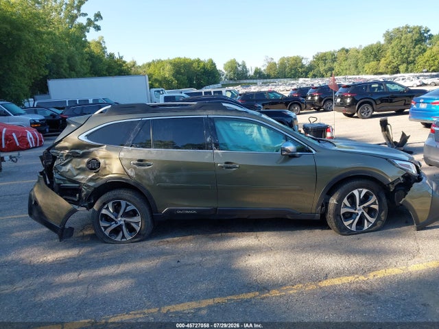 45727058 :رقم المزاد ، 4S4BTAPC8M3219827 vin ، 2021 Subaru Outback Touring مزاد بيع