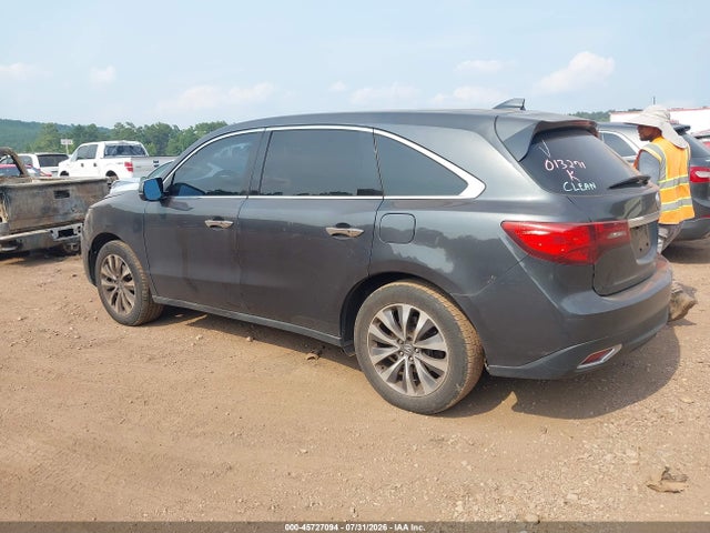 45727094 :رقم المزاد ، 5FRYD3H45FB013271 vin ، 2015 Acura Mdx Technology Package مزاد بيع