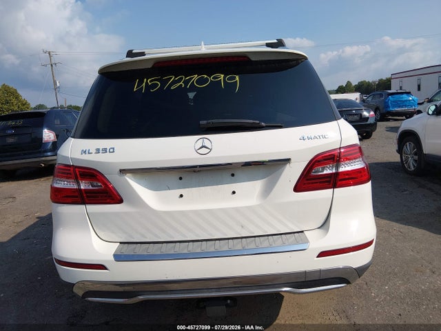 Aukcja sprzedaży 2012 Mercedes-benz Ml 350 4matic, vin: 4JGDA5HB9CA037754, numer aukcji: 45727099