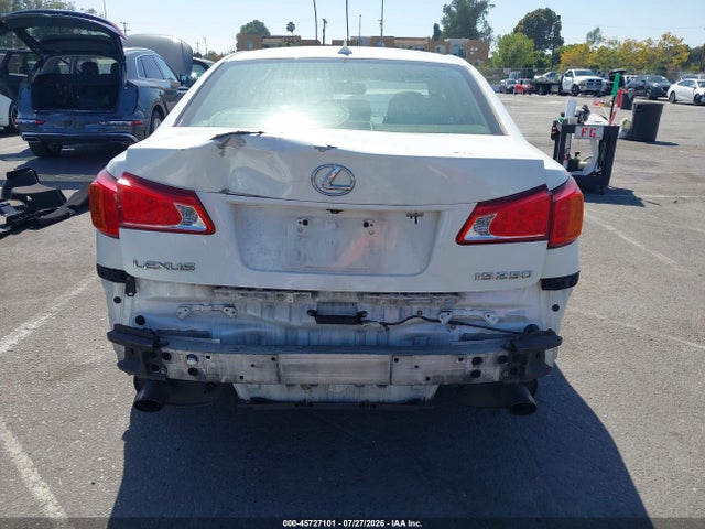 Aukcja sprzedaży 2010 Lexus Is 250, vin: JTHBF5C25A2096276, numer aukcji: 45727101