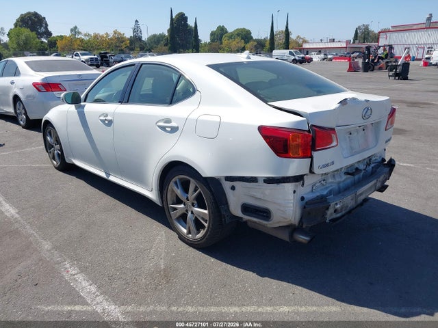 Aukcja sprzedaży 2010 Lexus Is 250, vin: JTHBF5C25A2096276, numer aukcji: 45727101
