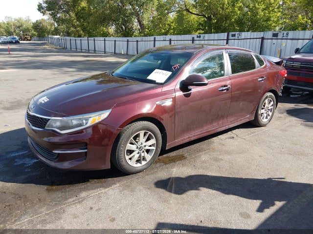 45727112 :رقم المزاد ، 5XXGT4L39GG108483 vin ، 2016 Kia Optima Lx مزاد بيع
