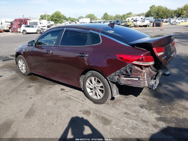 45727112 :رقم المزاد ، 5XXGT4L39GG108483 vin ، 2016 Kia Optima Lx مزاد بيع