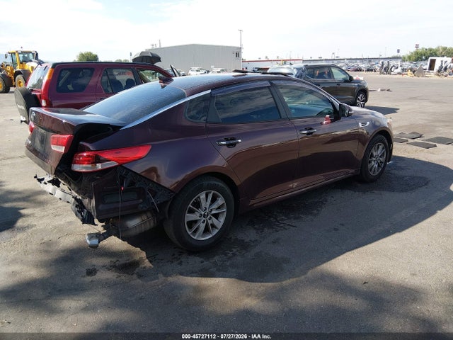 45727112 :رقم المزاد ، 5XXGT4L39GG108483 vin ، 2016 Kia Optima Lx مزاد بيع