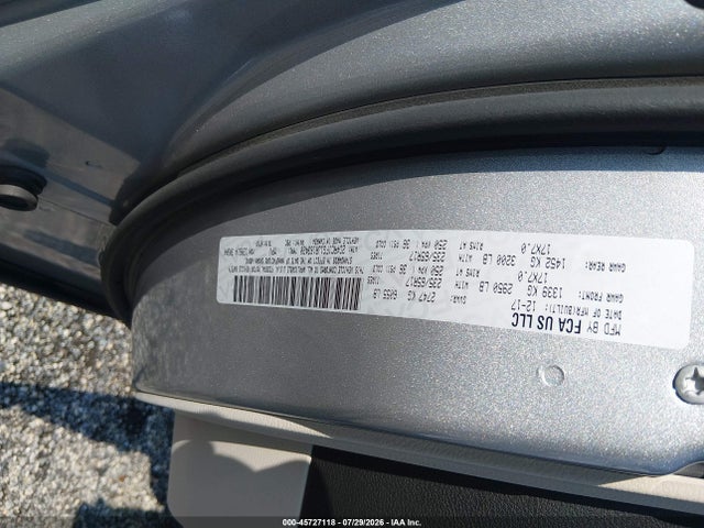Aukcja sprzedaży 2018 Chrysler Pacifica Touring Plus, vin: 2C4RC1FG1JR163420, numer aukcji: 45727118
