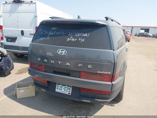 Продажа на аукционе авто 2025 Hyundai Santa Fe Hybrid Sel, vin: 5NMP2DG18SH043082, номер лота: 45727140