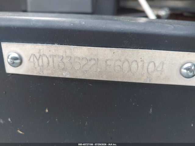 45727156 :رقم المزاد ، 4YDT33522LE600104 vin ، 2020 Keystone Rv Laredo مزاد بيع