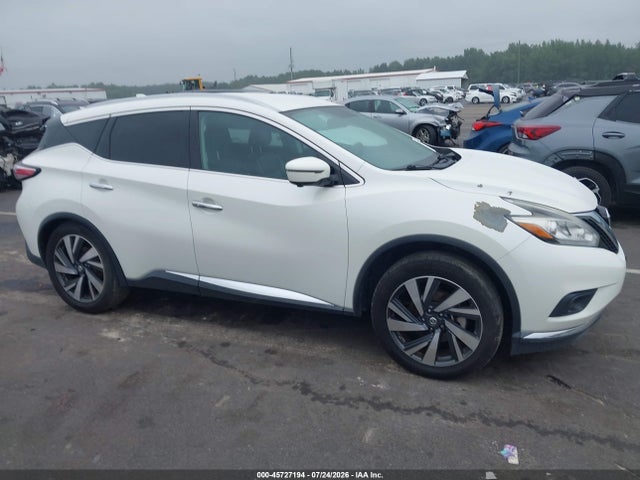 Продажа на аукционе авто 2017 Nissan Murano Platinum, vin: 5N1AZ2MH6HN153093, номер лота: 45727194