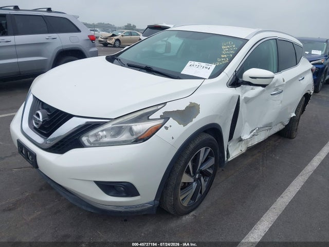 Продажа на аукционе авто 2017 Nissan Murano Platinum, vin: 5N1AZ2MH6HN153093, номер лота: 45727194