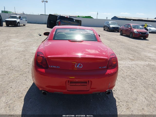 Продажа на аукционе авто 2002 Lexus Sc 430, vin: JTHFN48Y620022194, номер лота: 45727490