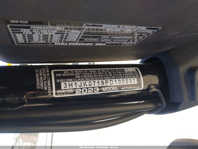 Honda NVA110 B 2023 3H1JK0719PD100887 Image 10