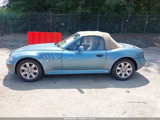 2001 Bmw Z3 2.5i მანქანა იყიდება აუქციონზე, vin: WBACN33431LM02932, აუქციონის ნომერი: 45727683