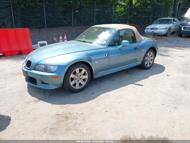 2001 Bmw Z3 2.5i მანქანა იყიდება აუქციონზე, vin: WBACN33431LM02932, აუქციონის ნომერი: 45727683