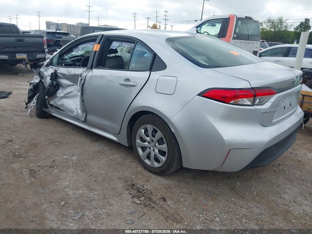2025 Toyota Corolla Le მანქანა იყიდება აუქციონზე, vin: 5YFB4MDE1SP257557, აუქციონის ნომერი: 45727760