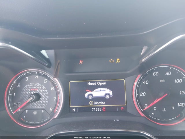 45727806 :رقم المزاد ، KL79MTSL0NB129854 vin ، 2022 Chevrolet Trailblazer Fwd Rs مزاد بيع