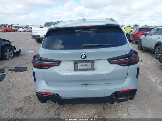 45728119 :رقم المزاد ، 5UX43DP08N9K84937 vin ، 2022 Bmw X3 Sdrive30i مزاد بيع