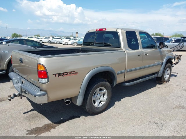 2002 Toyota Tundra Sr5 V8 მანქანა იყიდება აუქციონზე, vin: 5TBBT44122S256465, აუქციონის ნომერი: 45728151