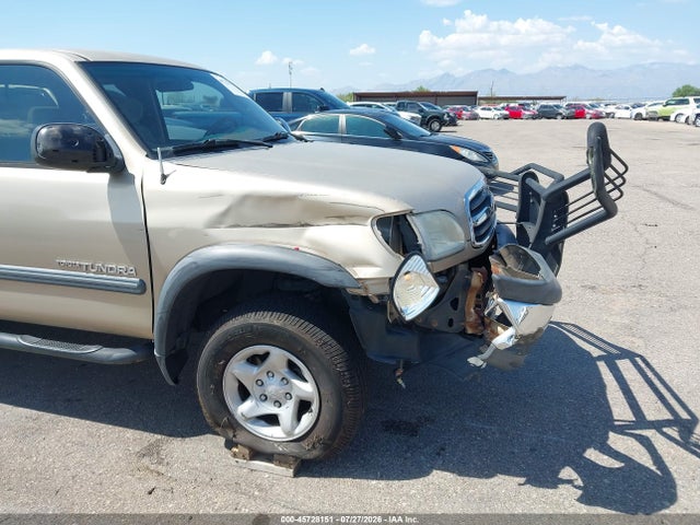 2002 Toyota Tundra Sr5 V8 მანქანა იყიდება აუქციონზე, vin: 5TBBT44122S256465, აუქციონის ნომერი: 45728151