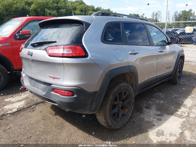 2017 Jeep Cherokee Trailhawk მანქანა იყიდება აუქციონზე, vin: 1C4PJMBSXHW531572, აუქციონის ნომერი: 45728217