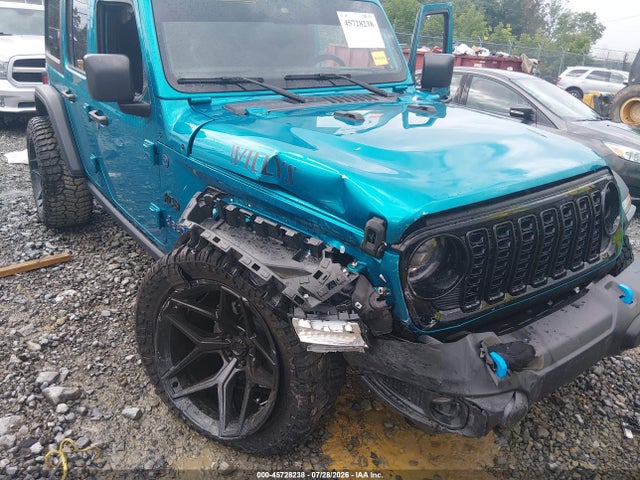 Продаж на аукціоні авто 2024 Jeep Wrangler 4xe Willys 4xe, vin: 1C4RJXN62RW189724, номер лоту: 45728238