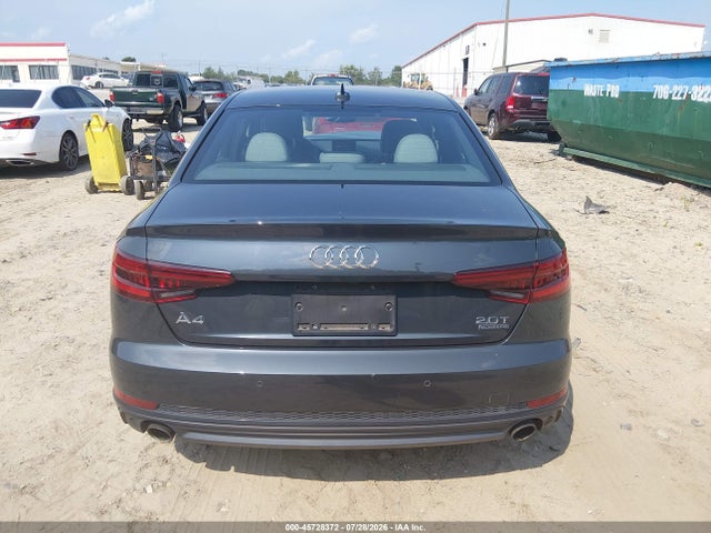 2018 Audi A4 2.0t Premium/2.0t Tech Premium მანქანა იყიდება აუქციონზე, vin: WAUENAF45JA171973, აუქციონის ნომერი: 45728372