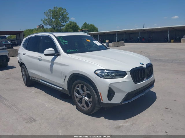 Aukcja sprzedaży 2022 Bmw X3 Xdrive30i, vin: 5UX53DP04N9J43514, numer aukcji: 45728467