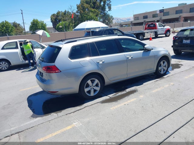 2015 Volkswagen Golf Sportwagen Tdi S 4-door მანქანა იყიდება აუქციონზე, vin: 3VWCA7AU1FM519470, აუქციონის ნომერი: 45728476