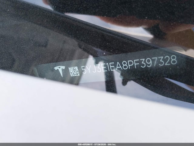 Tesla Model 3 Rear-wheel Drive 2023 5YJ3E1EA8PF397328 Image 9