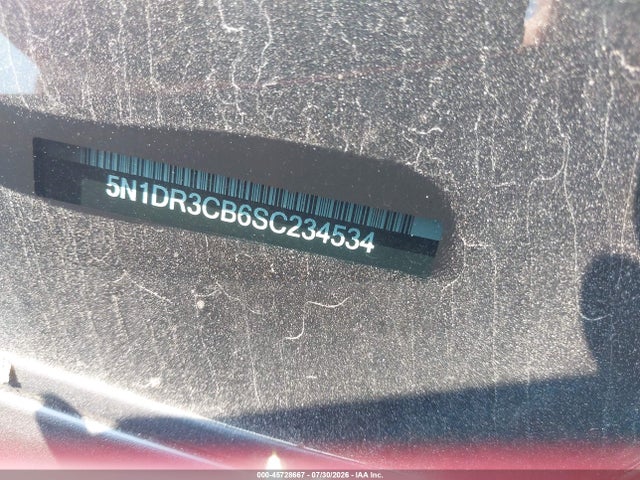 Aukcja sprzedaży 2025 Nissan Pathfinder Sl Fwd, vin: 5N1DR3CB6SC234534, numer aukcji: 45728667