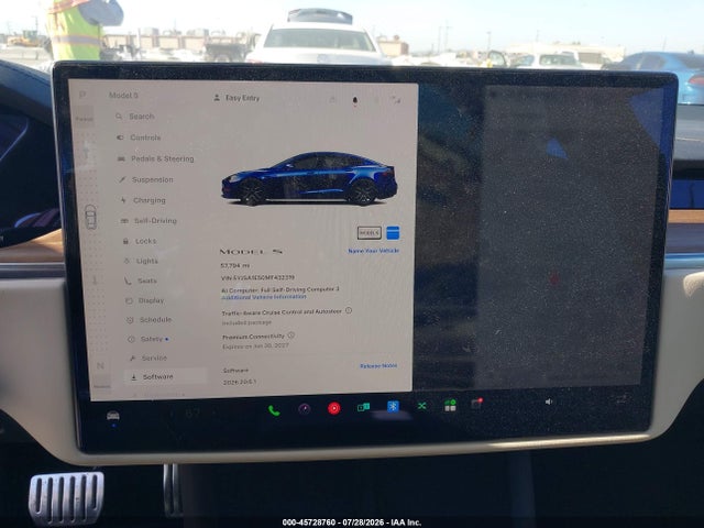 Aukcja sprzedaży 2021 Tesla Model S Long Range Dual Motor All-wheel Drive, vin: 5YJSA1E50MF432319, numer aukcji: 45728760