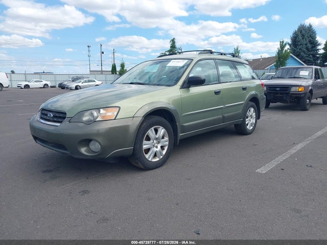 Продаж на аукціоні авто 2005 Subaru Outback 2.5i, vin: 4S4BP61C957358109, номер лоту: 45728777