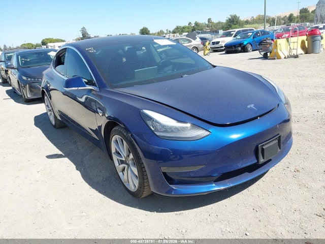 45728791 :رقم المزاد ، 5YJ3E1EB3KF365615 vin ، 2019 Tesla Model 3 Long Range/performance مزاد بيع