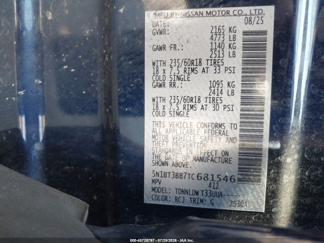 Nissan ROGUE SV 2026 5N1BT3BB7TC681546 Image 9