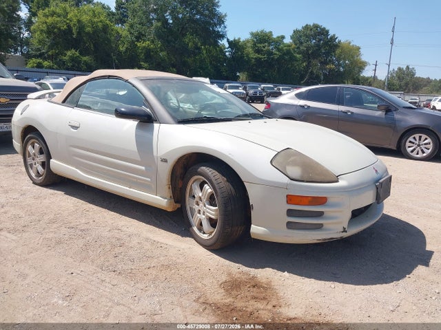 2001 Mitsubishi Eclipse Spyder Gt მანქანა იყიდება აუქციონზე, vin: 4A3AE85H11E057232, აუქციონის ნომერი: 45729008