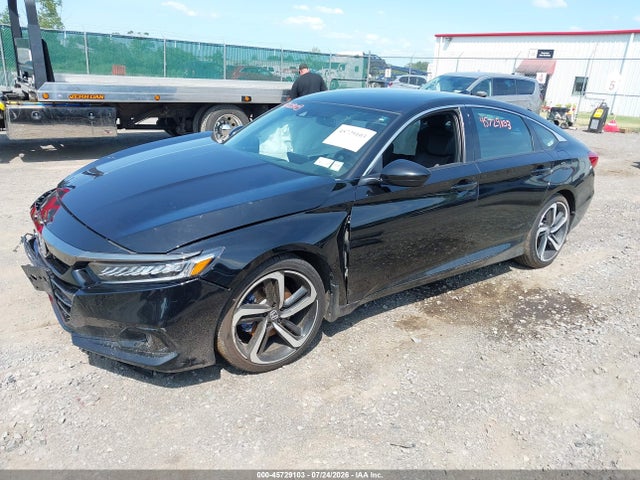 45729103 :رقم المزاد ، 1HGCV1F32NA111304 vin ، 2022 Honda Accord Sport مزاد بيع