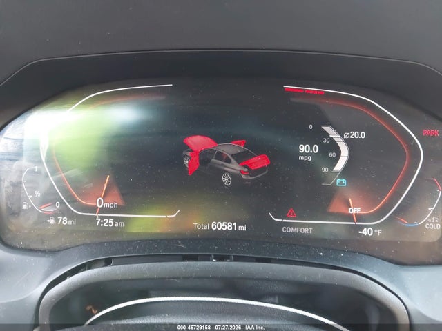 2020 Bmw 330i Xdrive მანქანა იყიდება აუქციონზე, vin: 3MW5R7J04L8B25870, აუქციონის ნომერი: 45729158