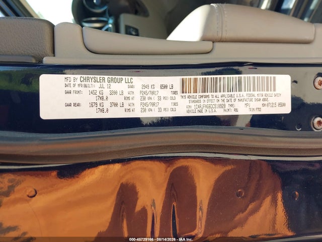 Продаж на аукціоні авто 2013 Jeep Grand Cherokee Laredo, vin: 1C4RJFAG6DC518928, номер лоту: 45729166