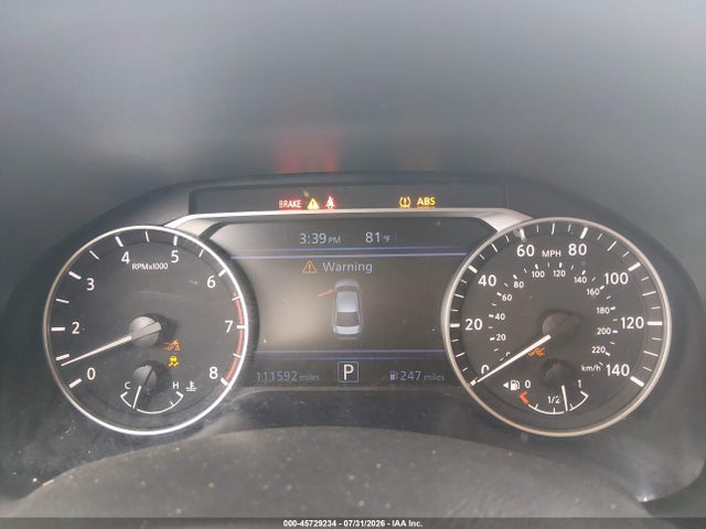 45729234 :رقم المزاد ، 1N4BL4DV1NN340450 vin ، 2022 Nissan Altima Sv Fwd مزاد بيع