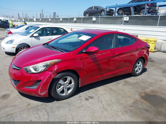 KMHDH4AE8EU161090 Hyundai ELANTRA SE
